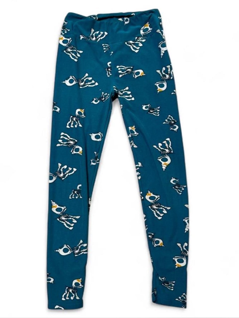 Teal Unicorn Skeleton Leggings